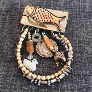 Vintage Fish Brooch